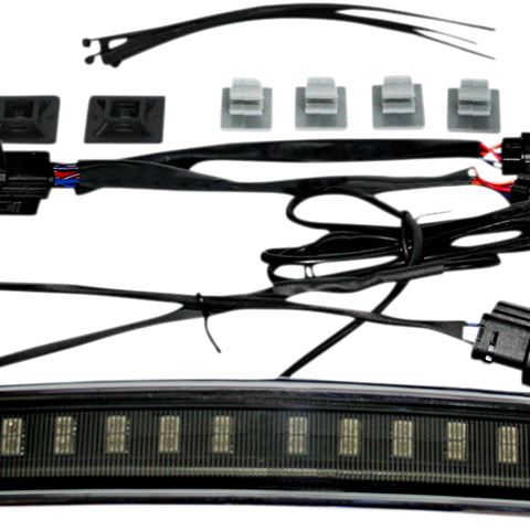 CUSTOM DYNAMICS Tour Pack Lid Light - Chrome/Smoke High Mount Tour Pak (HMT) LED Light - Team Dream Rides