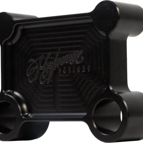 H/D Billet Pull Back Plate Black Batwing - Team Dream Rides