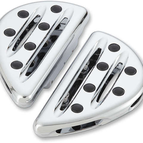 ARLEN NESS Passenger Floorboard - Deep Cut - Chrome Deep Cut Floorboards - Team Dream Rides