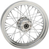 DRAG SPECIALTIES Wheel - Chrome - Front - 16 x 3" - 00-06 FLST Replacement Laced Wheel - Team Dream Rides