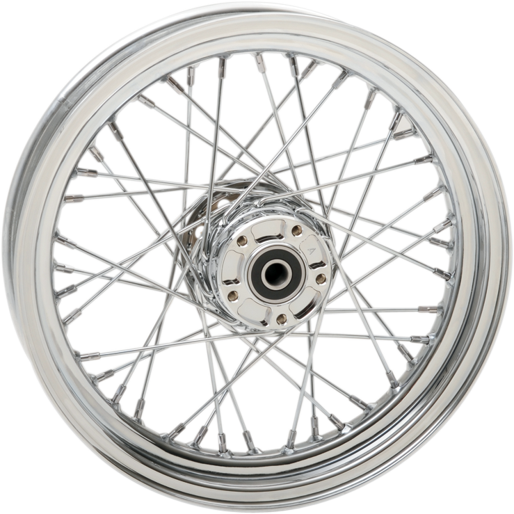 DRAG SPECIALTIES Wheel - Chrome - Front - 16 x 3" - 00-06 FLST Replacement Laced Wheel - Team Dream Rides