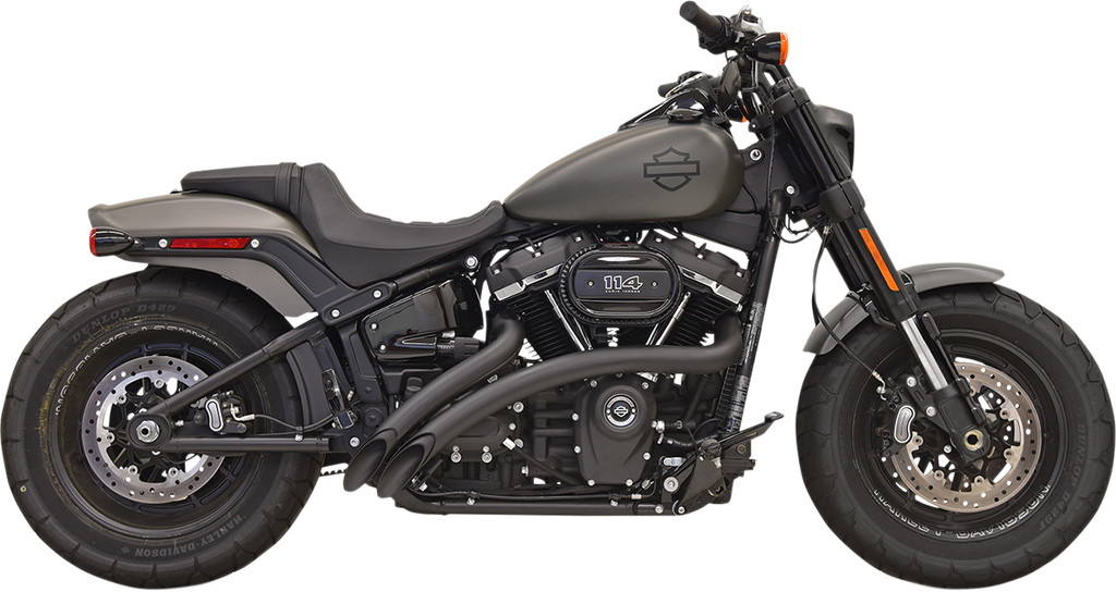 BASSANI XHAUST Radial Sweeper Exhaust - Black Radial Sweeper Exhaust - Team Dream Rides