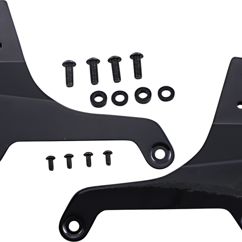 DRAG SPECIALTIES Side Plates - Black Side Plates - Team Dream Rides