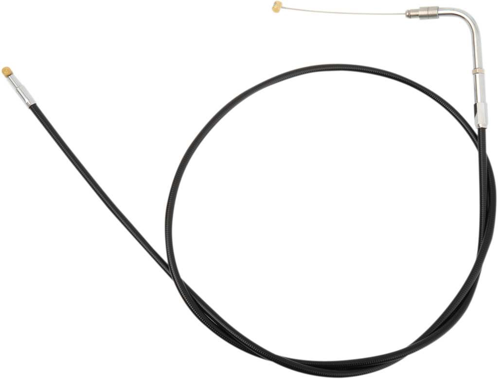 S&S CYCLE Black 42" Throttle Cable for '96 - '06 Black Vinyl Throttle/Idle Cable - Team Dream Rides