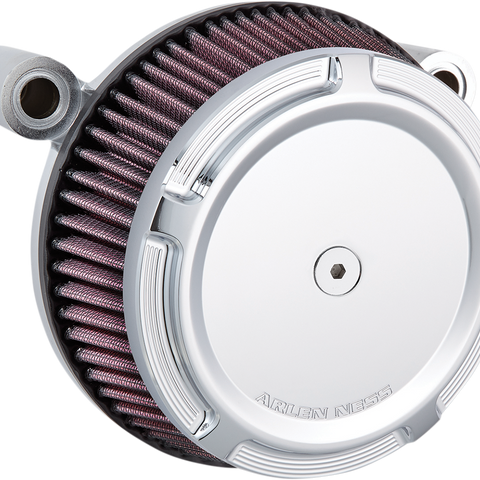 ARLEN NESS Air Cleaner Synthetic Stage-1 Beveled Chrome XL Big Sucker™ Stage I Air Filter Kit with Synthetic Filter — Beveled - Team Dream Rides