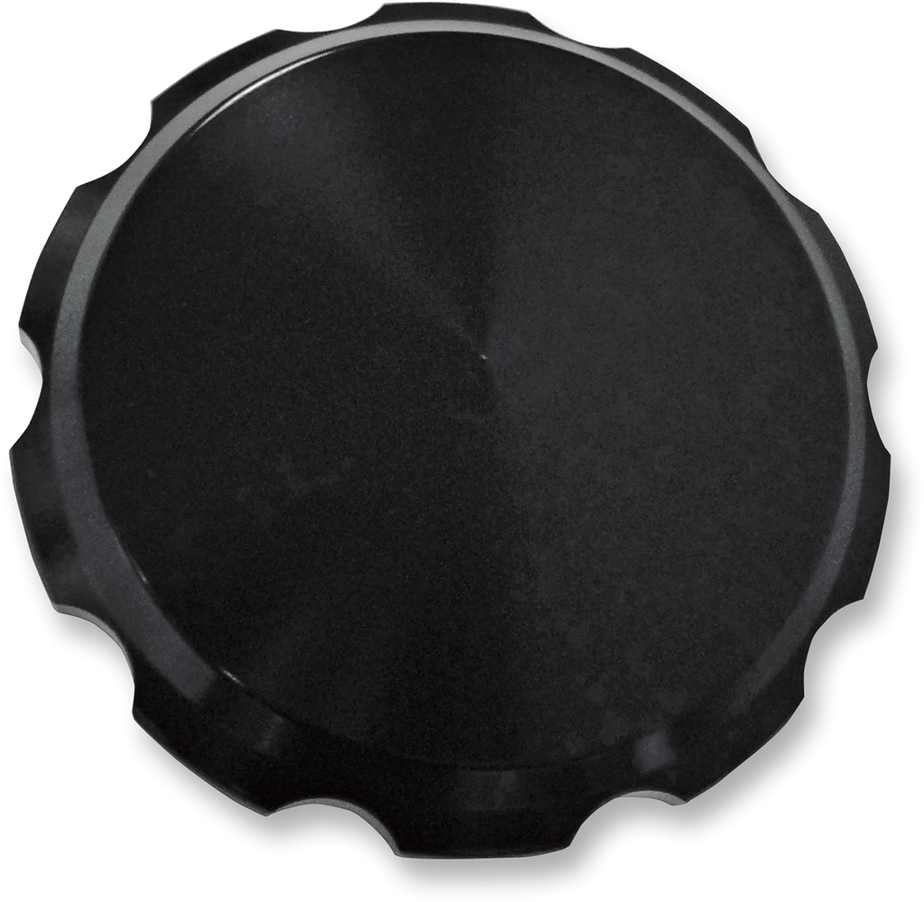 JOKER MACHINE Gas Cap - Black - Serrated - Smooth Gas Cap — Smooth - Team Dream Rides