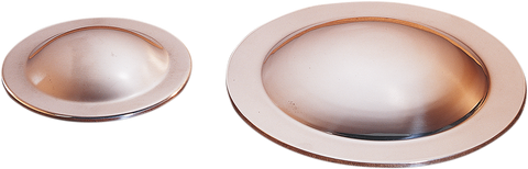 BELT DRIVES LTD. Polished Domes for Belt Pulley Polished Domed Pulley Cover Kit - Team Dream Rides