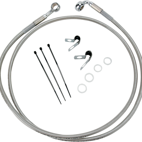DRAG SPECIALTIES Brake Line - Front - +10