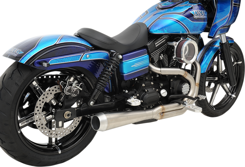 BASSANI XHAUST Road Rage 3 Exhaust - Stainless - '91-'17 Dyna Road Rage Type III 2:1 Exhaust System - Team Dream Rides