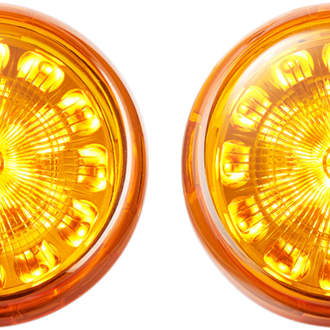 CUSTOM DYNAMICS Bullet Signal Insert - 1156 - Amber ProBEAM® Turn Signal Inserts - Team Dream Rides