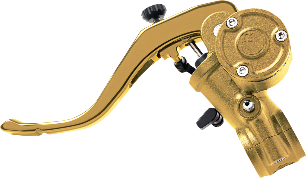 PERFORMANCE MACHINE (PM) Gold 11/16" Clutch Master Cylinder Clutch Master Cylinder - Team Dream Rides