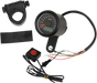 DRAG SPECIALTIES 1.87"MPH Programmable Mini Electronic Speedometer with Odometer/Tripmeter - Matte Black - Black Face Programmable Mini Electronic Speedometer with Odometer/Tripmeter - Team Dream Rides