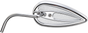 ARLEN NESS Tear Drop Mirror - Left Teardrop Mirror with Steel Stem - Team Dream Rides