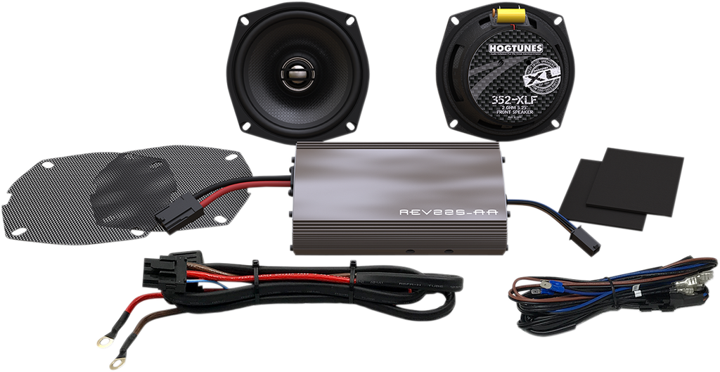 HOGTUNES XL Amplified Front Speakers Complete Kit - FLHX XL Amplified Speakers Complete Kit - Team Dream Rides
