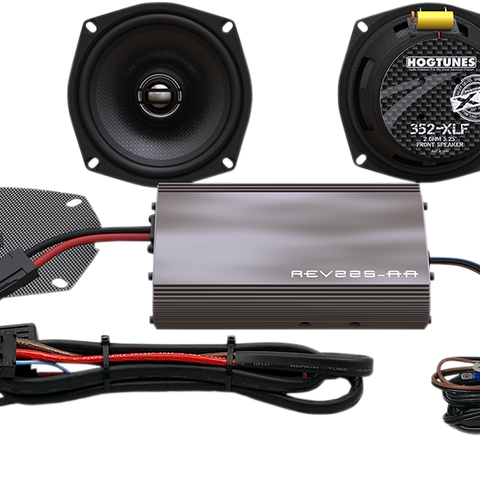 HOGTUNES XL Amplified Front Speakers Complete Kit - FLHX XL Amplified Speakers Complete Kit - Team Dream Rides
