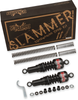 BURLY BRAND Suspension Kit - Slammer - Chrome - '80 - '16 FLHT Slammer Kit - Team Dream Rides