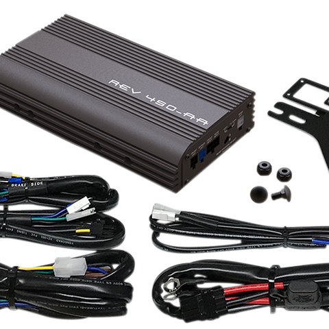 HOGTUNES Rev 450 Series 4-Channel Amplifier Kit FL '98-'13 Rev Series 4-Channel Amplifier - Team Dream Rides