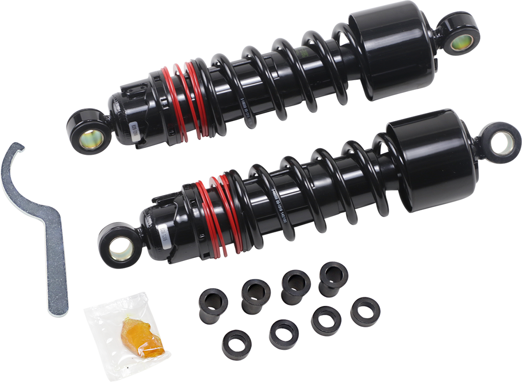 BURLY BRAND Slammer Plus Shocks - Black - XL Slammer Plus Shocks - Team Dream Rides