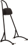 BURLY BRAND Tall Sissy Bar - Black Tall Sissy Bar with Backrest Pad - Team Dream Rides