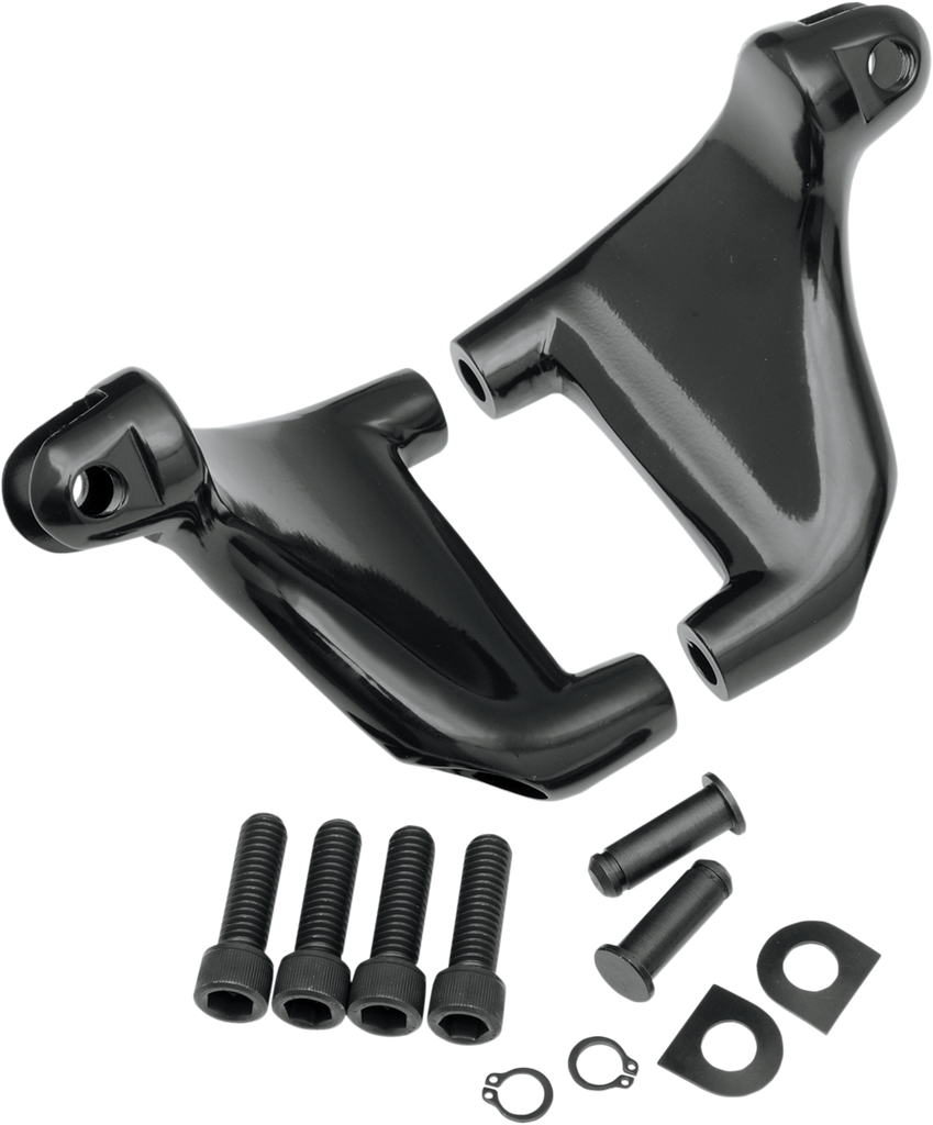 DRAG SPECIALTIES Passenger Peg Mount - Black - XL '04-'13 Passenger Footpeg Mount Kit - Team Dream Rides