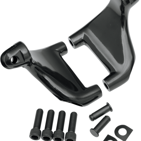DRAG SPECIALTIES Passenger Peg Mount - Black - XL '04-'13 Passenger Footpeg Mount Kit - Team Dream Rides