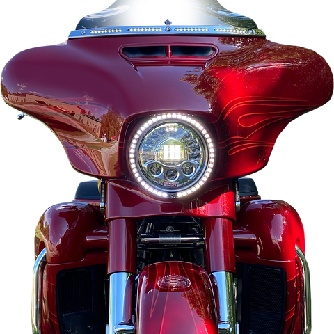 CUSTOM DYNAMICS Sequential Trim Ring - Chrome ProBEAM® Turn Signal Ring Trim - Team Dream Rides