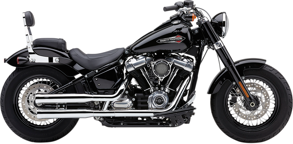 COBRA Neighbor Hater Mufflers for Softail - Chrome Neighbor Hater Slip-On Mufflers - Team Dream Rides