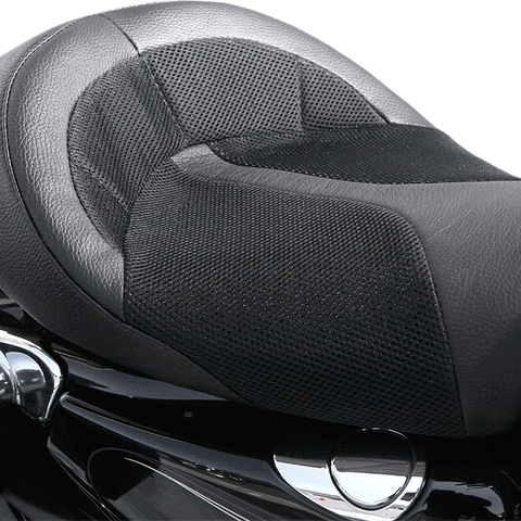 DANNY GRAY BigIST Seat - Air - Leather - XL '04-'19 BigIST Solo Seat — BigIST Air - Team Dream Rides
