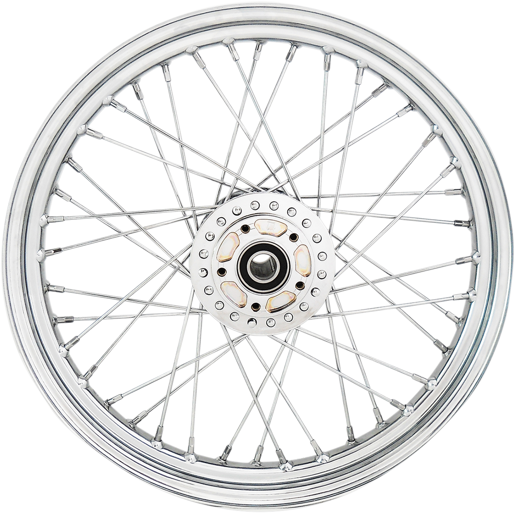 DRAG SPECIALTIES Wheel - Front - 19 x 2.5" -  08-18 XL - With ABS Replacement Laced Wheel - Team Dream Rides