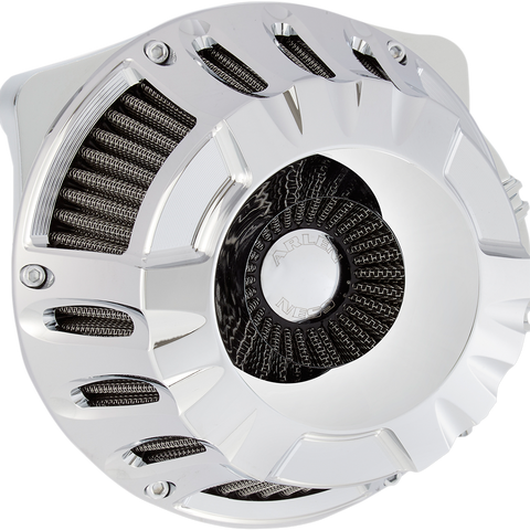 ARLEN NESS Air Cleaner Deep-Cut  08-16 FL Chrome Inverted Series Air Cleaner Kit — Deep Cut - Team Dream Rides