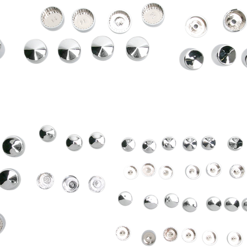 DRAG SPECIALTIES Covers Bolt Chrome Bolt Cover Standard Kit - Team Dream Rides