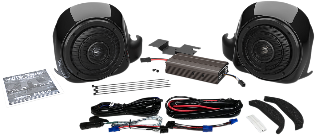 WILD BOAR AUDIO Lower Speaker Kit - For Twin-Cooled Models 300 Watt Amplified/Speaker Kit - Team Dream Rides