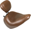 MUSTANG Wide Tripper Seat - Driver's Backrest - Brown Wide Tripper™ Seat - Team Dream Rides