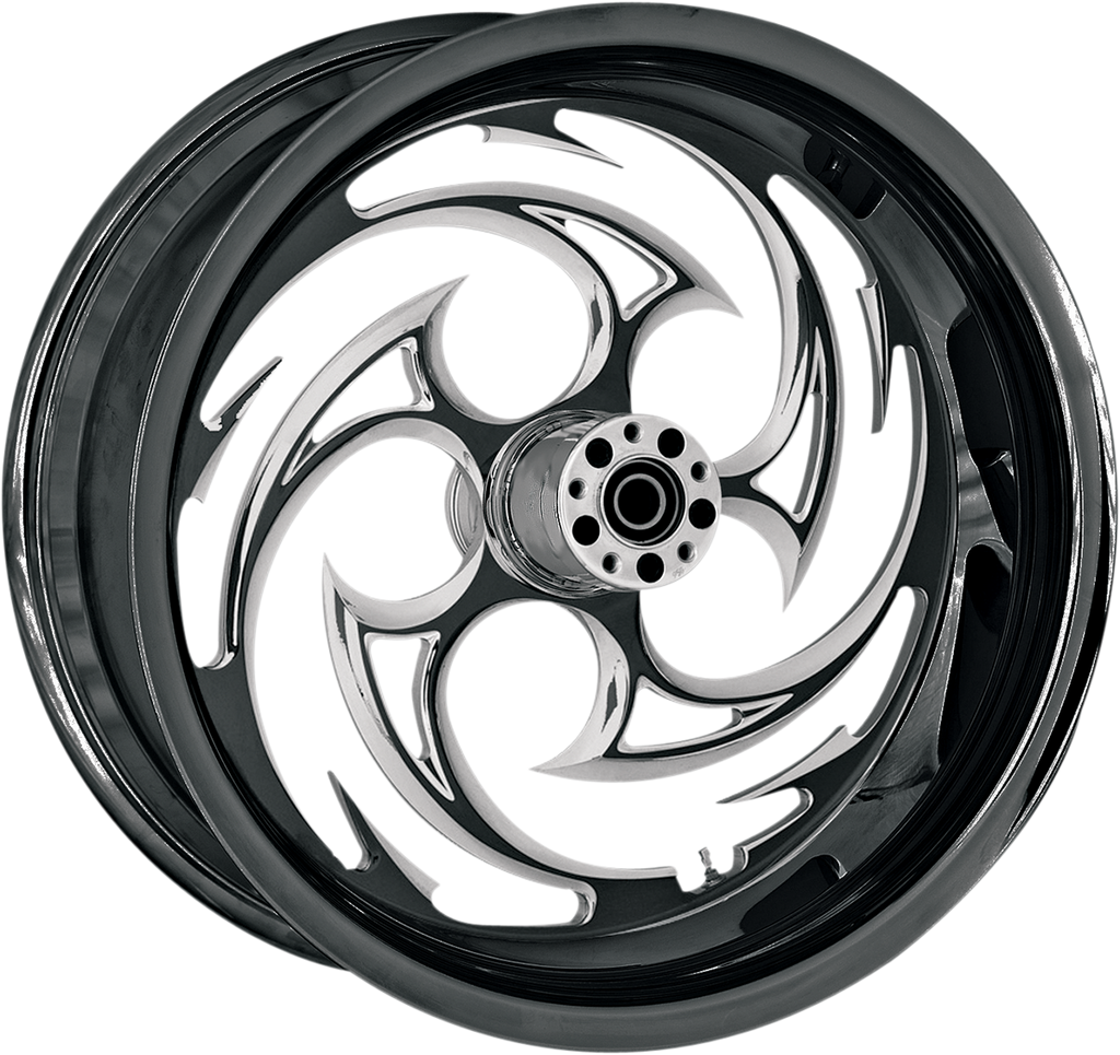 RC COMPONENTS Rear Wheel - Savage - Eclipse - 18" x 3.5" - 02-07 FLT One-Piece Forged Aluminum Wheel — Savage - Team Dream Rides
