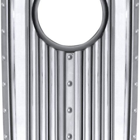 COVINGTONS Dash Insert - Dimpled - Chrome Dash Insert — Road King - Team Dream Rides