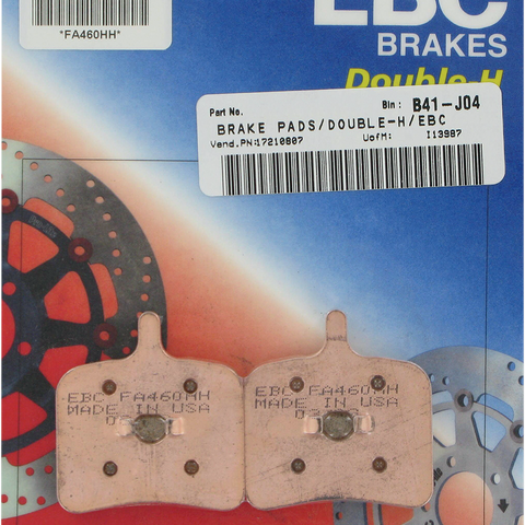 EBC HH Brake Pads - FA460HH Sintered Metal Harley/Buell  Brake Pad - Team Dream Rides