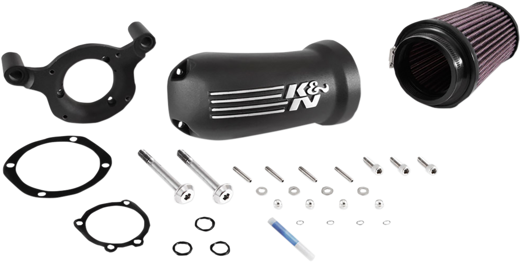 K & N Intake Kit Softail/Dyna Black Exempt Aircharger & Performance Intake System - Team Dream Rides