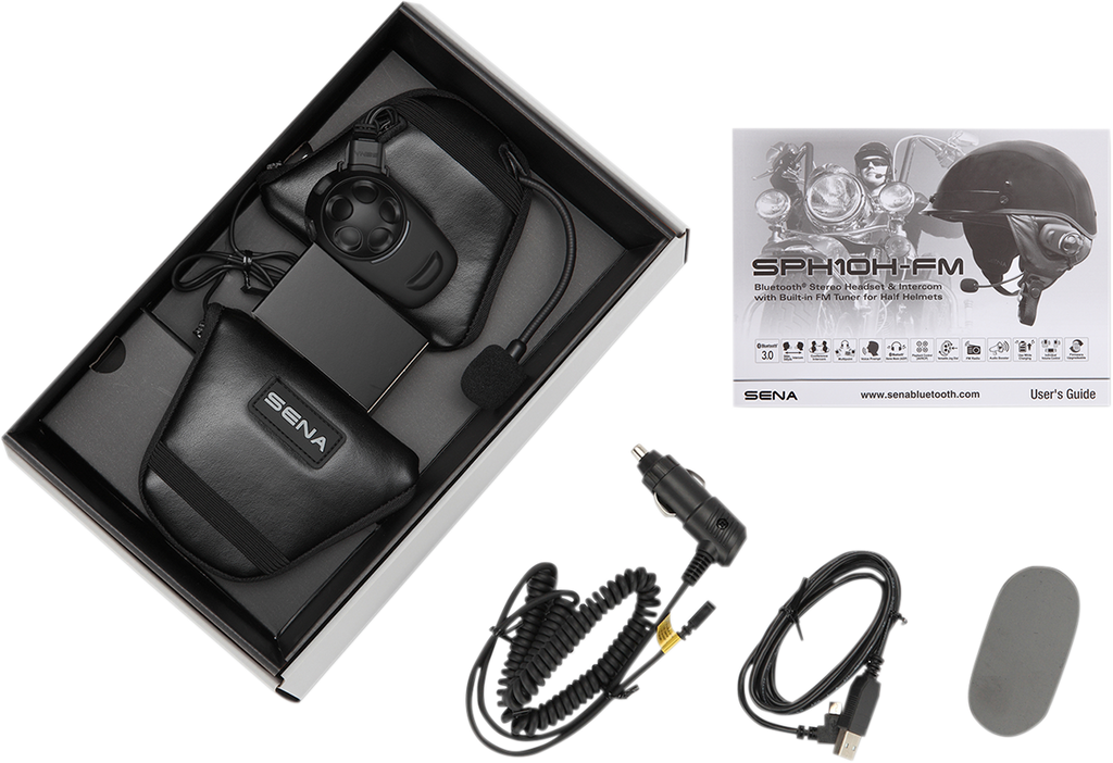 SENA SPH10H-FM Intercomm - Dual SPH10H-FM Bluetooth® Stereo Earpad Headset - Team Dream Rides