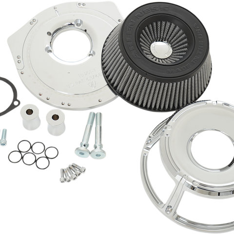 ARLEN NESS Air Cleaner Slot-Track 99-17Big Twin Chrome Inverted Series Air Cleaner Kit — Slot Track - Team Dream Rides