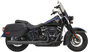 BASSANI XHAUST 2:1 Exhaust - Black Road Rage 2:1 Softail Exhaust - Team Dream Rides