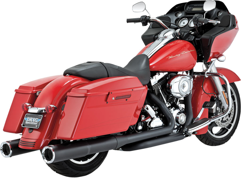 VANCE & HINES Hi Output Mufflers - Black Hi-Output Slip-On Mufflers - Team Dream Rides