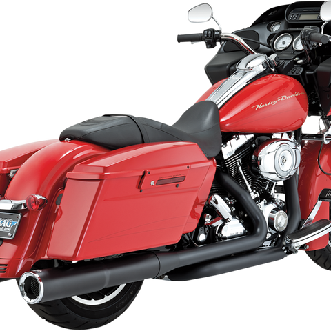 VANCE & HINES Hi Output Mufflers - Black Hi-Output Slip-On Mufflers - Team Dream Rides