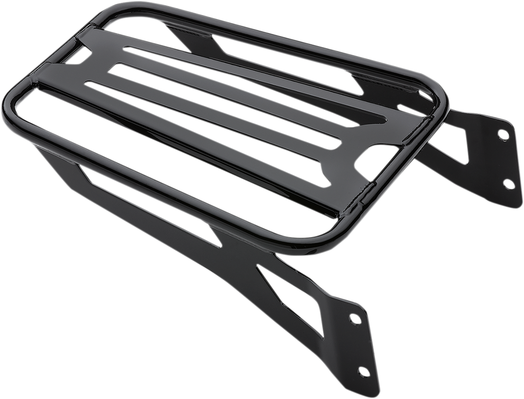 COBRA Sissy Bar Luggage Rack - Black - Tubular Luggage Rack for Cobra Detachable Backrest - Team Dream Rides