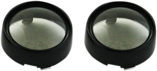 CUSTOM DYNAMICS Bullet Signal Lenses - Black/Smoke Bezel/Lenses for ProBEAM® Bullet Turn Signals - Team Dream Rides