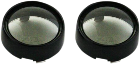 CUSTOM DYNAMICS Bullet Signal Lenses - Black/Smoke Bezel/Lenses for ProBEAM® Bullet Turn Signals - Team Dream Rides