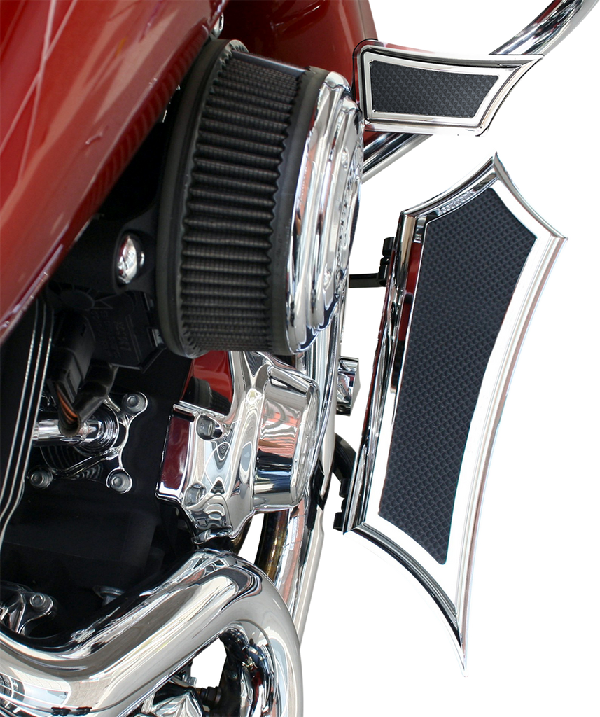 ACCUTRONIX Rear Brake Pedal Cover - Chrome Instigator Rear Brake Pedal Cover - Team Dream Rides