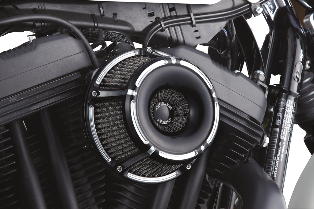 ARLEN NESS Air Cleaner Slot-Track 91-19XL Black Inverted Series Air Cleaner Kit — Slot Track - Team Dream Rides