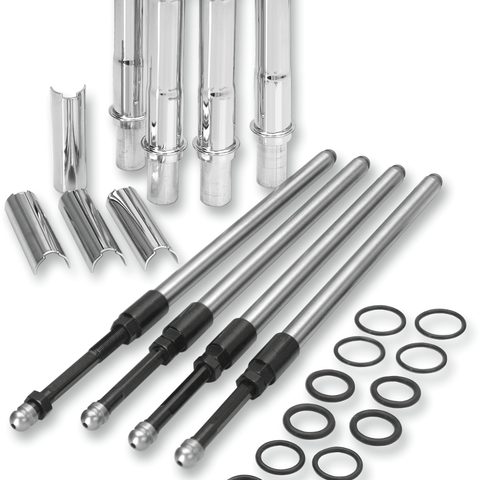S&S CYCLE Pushrods with Tubes - Twin Cam Pushrod Kit with Cover - Team Dream Rides
