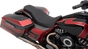 DRAG SPECIALTIES SEATS Predator 2-Up Seat - Solar Leather - FL Predator 2-Up Seat - Team Dream Rides