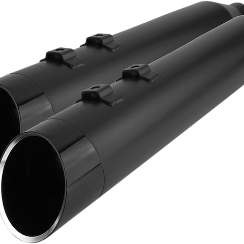 KHROME WERKS Mufflers - Black with Edge Tip HP-Plus 4.5